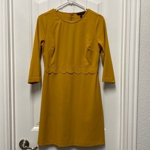 Banana Republic Petite Scallop Waist Dress